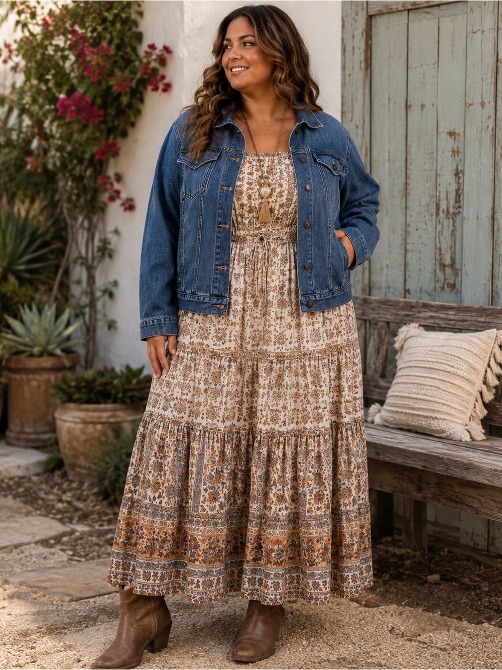 Time and Tru Plus Size Denim Jean Jacket – Size 22 XXXL